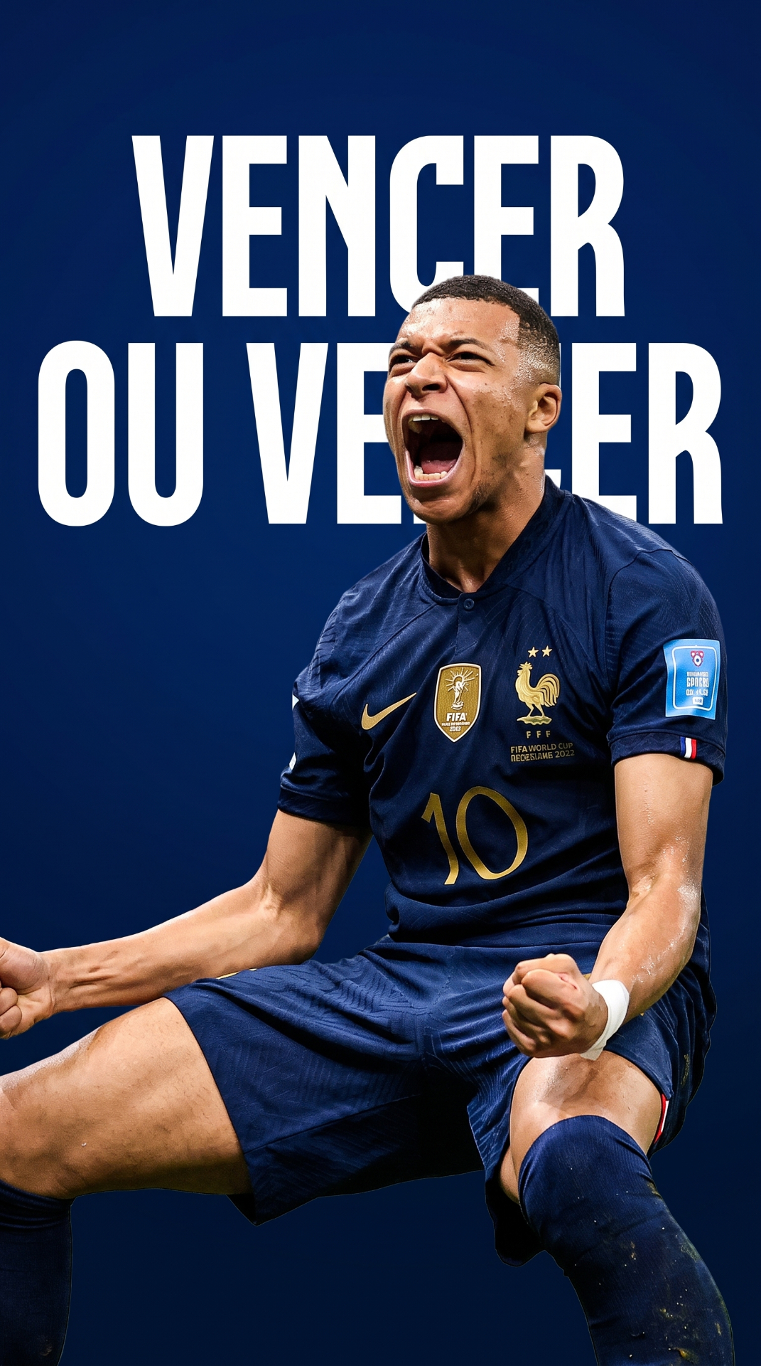 Wallpaper Mbappé - Vencer ou Vencer